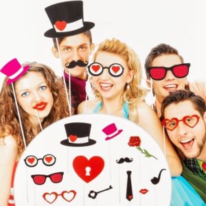 Romantiški aksesuarai vakarelio nuotraukoms