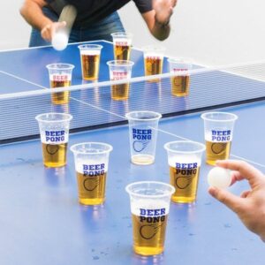 Alaus gėrimo žaidimas „Beer-pong“