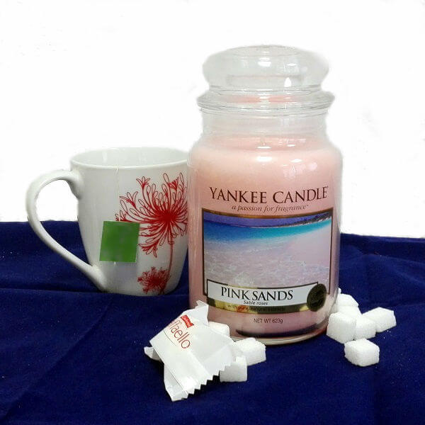 pink sands yankee candle zvake Pink Sands Yanke Candle žvakė