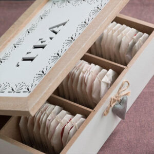 Dėžutė arbatos maišeliams