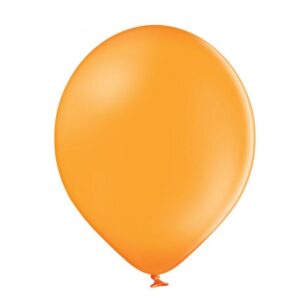 Oranžinis guminis helio balionas šventėms