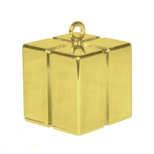 Aukso spalvos balionų svarelis „Dovana“