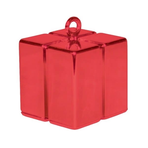 Raudonas balionų svarelis „Dovana“