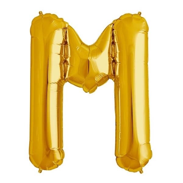 XXL folinis balionas „Raidė M“