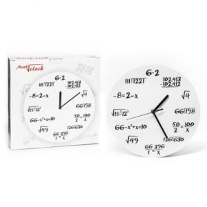 Sienins laikrodis „Matematika"