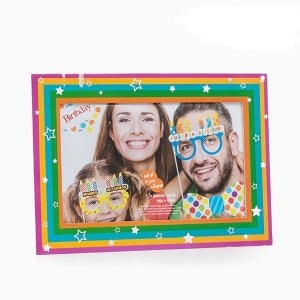 Linksmų gimtadienio nuotraukų aksesuarų rinkinys