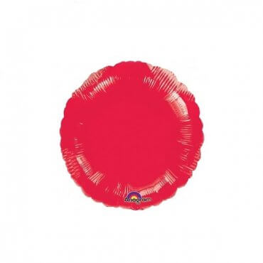 Apvalus raudonas balionas
