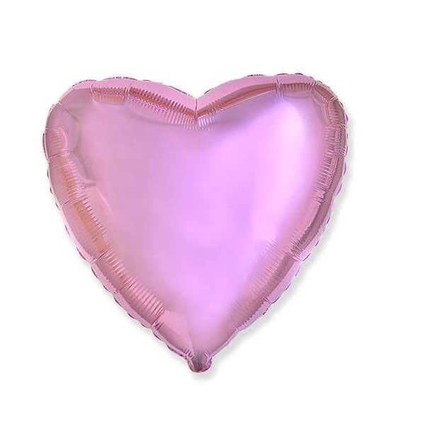 Folinis balionas rožinė širdis