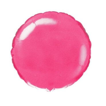Foliniai apvalūs rožiniai balionai