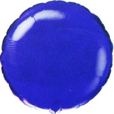 Folinis mėlynos spalvos balionas