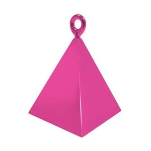 Tamsiai rožinės spalvos svarelis piramidės formos