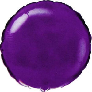 Apvalus violetinės spalvos folinis balionas