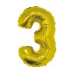 Auksinis folinis balionas „3“