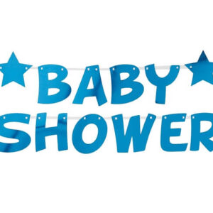Girlianda baby shower dekoracijos šventėms