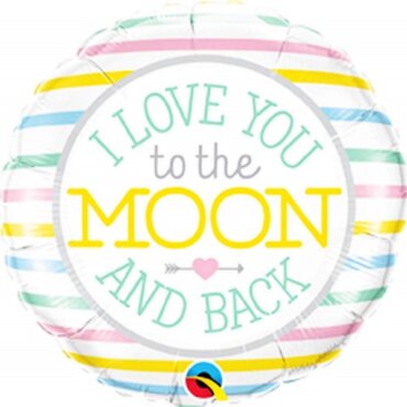 Balionas myliu tave iki mėnulio ir atgal dovana mylimąjai