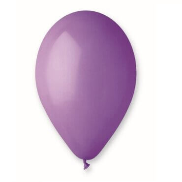 Šviesiai violetiniai pasteliniai balionai