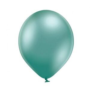 Žalias chrominis helio balionas šventėms