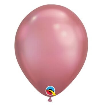 Chrominis tamsiai rožinis helio balioans