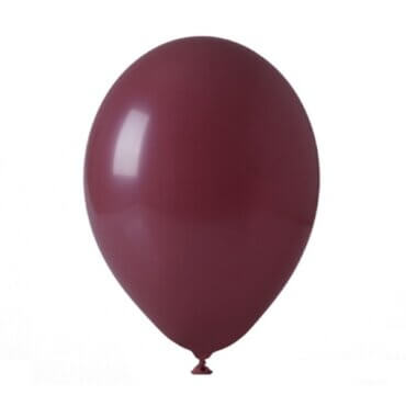 Burgundiškas perlamutrinis helio balionas