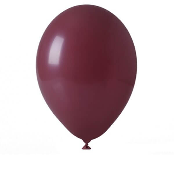 Burgundiškas perlamutrinis nepripūstas balionas