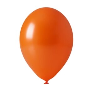Oranžinis perlamutrinis helio balionas