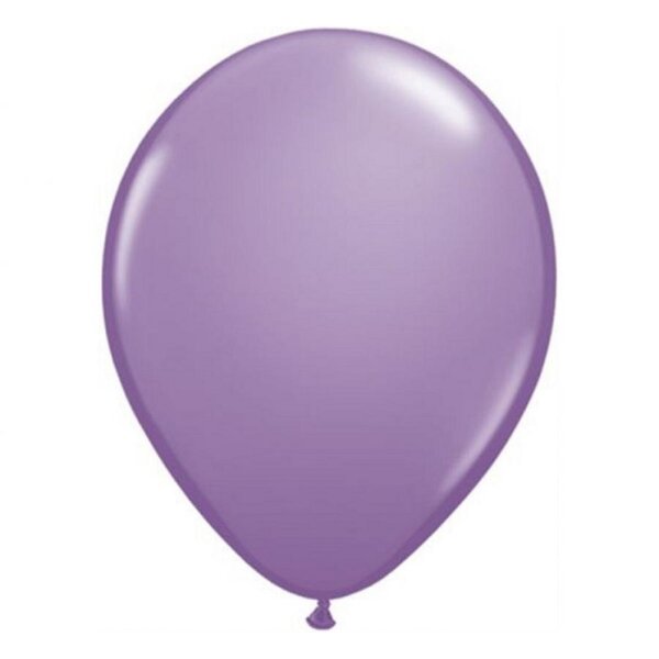 Perlamutriniai guminiai balionai šviesiai violetinės spalvos gimtadienio proga