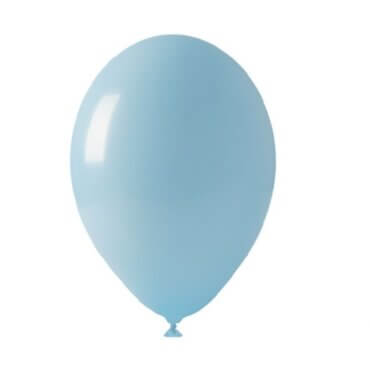 Šviesiai žydras helio balionas