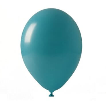 Tamsios turkio spalvos helio balionas