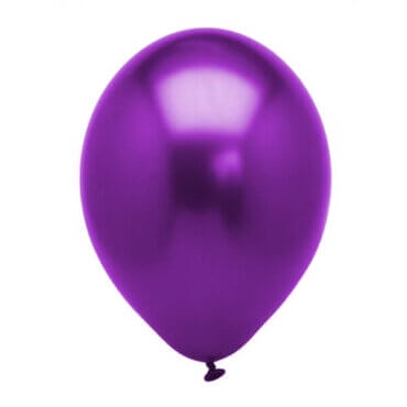 Violetinis perlamutrinis helio balionas