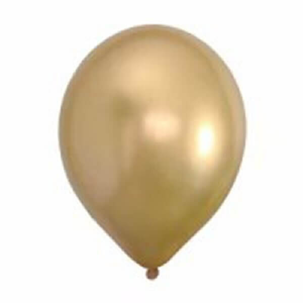 Chrominis žalvario spalvos helio balionas