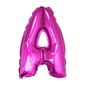 Rožinis balionas Raidė A