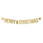 Auksinė girlianda „Merry Christmas“
