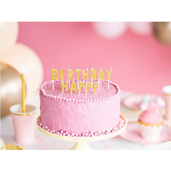 Žvakutės „Happy Birthday“
