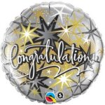 Apvalus folinis balionas „Congratulation“