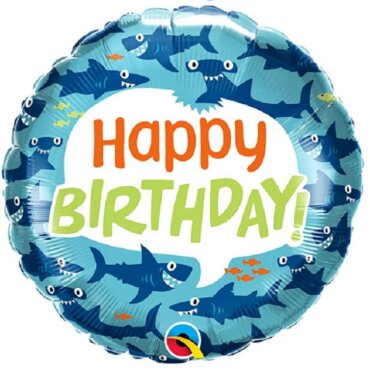 Apvalus folinis balionas „Linksmo gimtadienio“