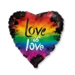 Folinis nepripūstas balionas „Love is love“