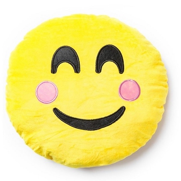 minksta pagalvele sypsantis veidelis Pagalvėlė su šypsenėle dovanos vaikams
