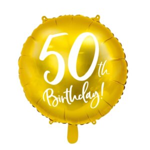 Auksinis folinis balionas skaičius 50