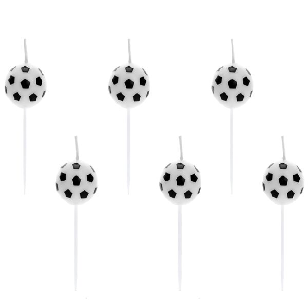 Futbolo kamuolių žvakutės