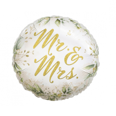 Vestuviniai balionai „Mr & Mrs“