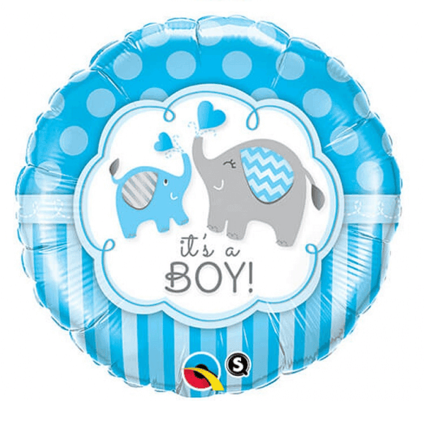 Folinis melynas balionas"It's a Boy"