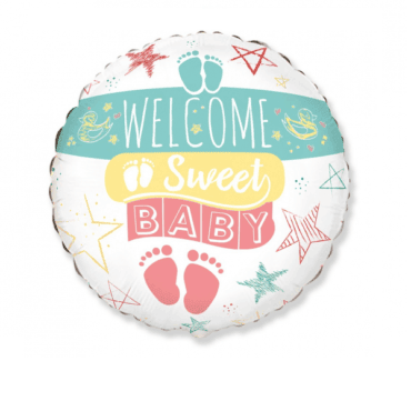 Folinis balionas ,,Welcome Sweet Baby"