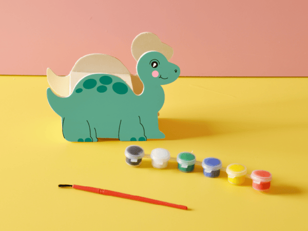 Vaikiška medinė taupyklė „Dinozauras"