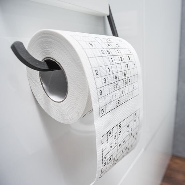 Šmaikštus tualetinis popierius Sudoku