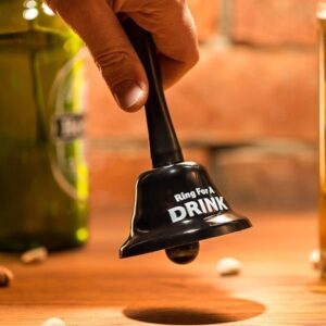 Juodas varpelis „Ring for a drink"
