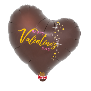 Širdelės formos folinis balionas merginai happy valentines day