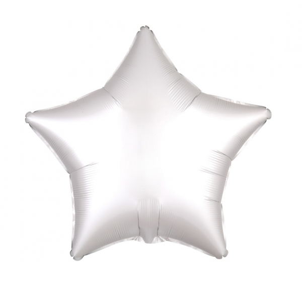Matinis folinis balionas žvaigždutės formos sidabrinės spalvos