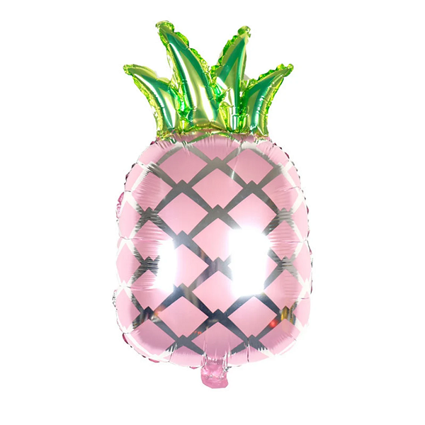 Folinis helio balionas „Rožinis ananasas"