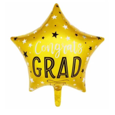 Auksinis folinis balionas „Graduation"