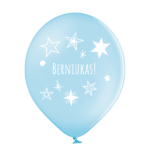 Šviesiai mėlynas balionas „Berniukas!"